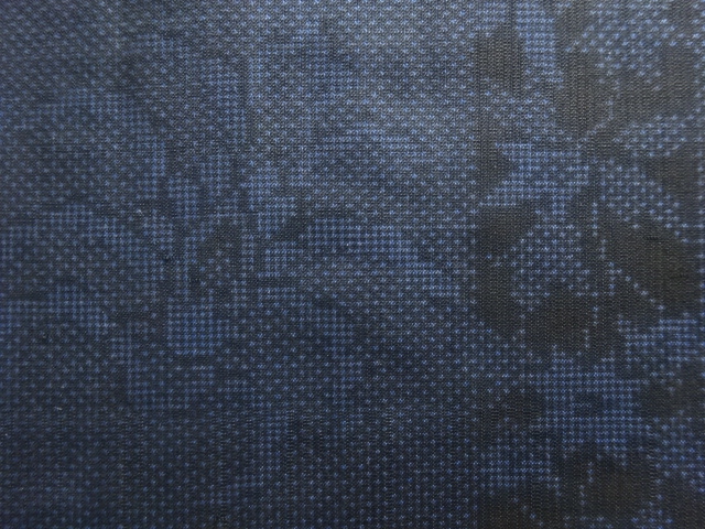 JAPANESE KIMONO / ANTIQUE KIMONO / SILK / DORO OSHIMA TSUMUGI / WOVEN CHINESE FLOWERS